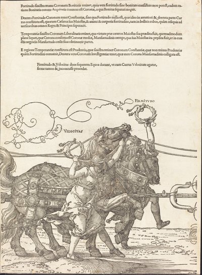 The Triumphal Chariot of Maximilian I (The Great Triumphal Car) [plate 5 of 8] by Albrecht Dürer