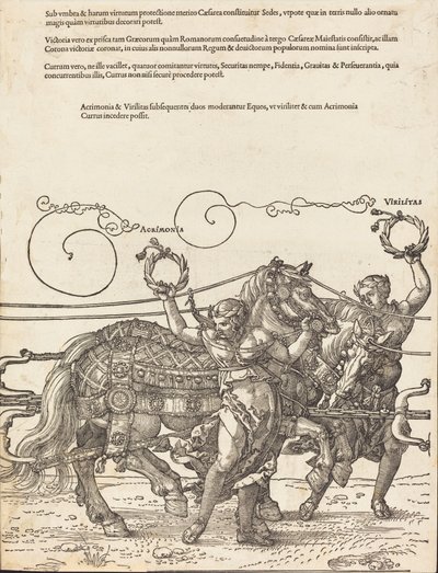 The Triumphal Chariot of Maximilian I The Great Triumphal Car (plate 6 of 8) by Albrecht Dürer