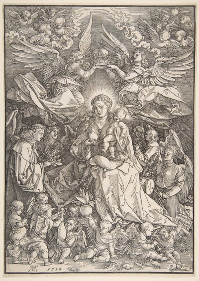 The Virgin Surrounded by Many Angels by Albrecht Dürer