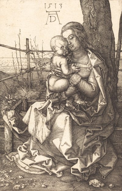 The Virgin and Child Seated by a Tree by Albrecht Dürer