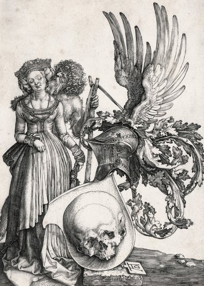 The Coat of Arms with the Skull by Albrecht Dürer
