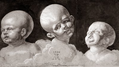 Three Heads of Children by Albrecht Dürer