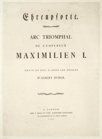 Title Page by Albrecht Dürer