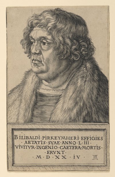 Willibald Pirckheimer by Albrecht Dürer