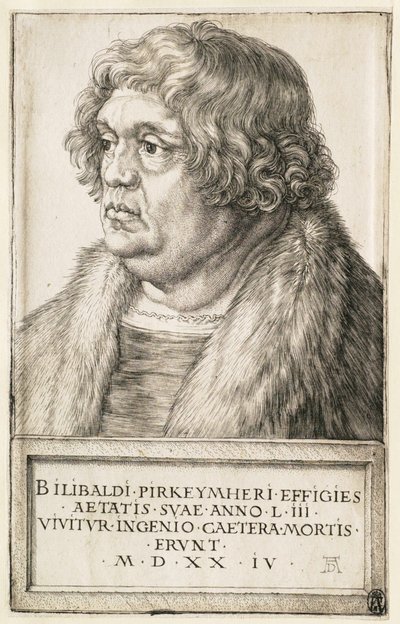 Willibald Pirckheimer by Albrecht Dürer