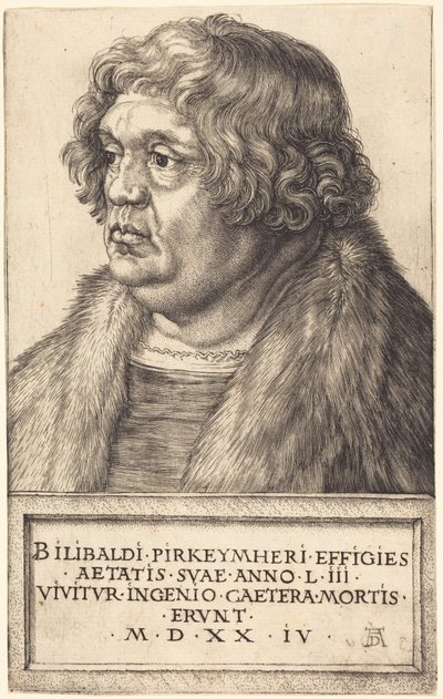 Willibald Pirckheimer by Albrecht Dürer