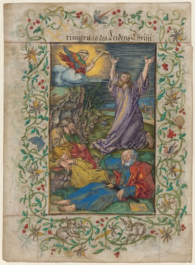 Christ on the Mount of Olives by Albrecht Dürer and Georg Mack the Elder