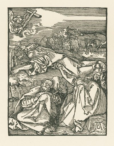 Agony in the Garden - Christ on the Mount of Olives by Albrecht Dürer or Duerer