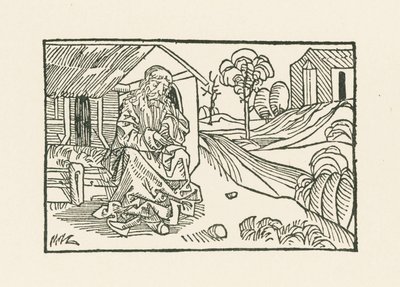 Brother Claus in Front of the Hut by Albrecht Dürer or Duerer