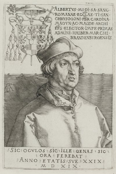 Cardinal Albrecht of Brandenburg by Albrecht Dürer