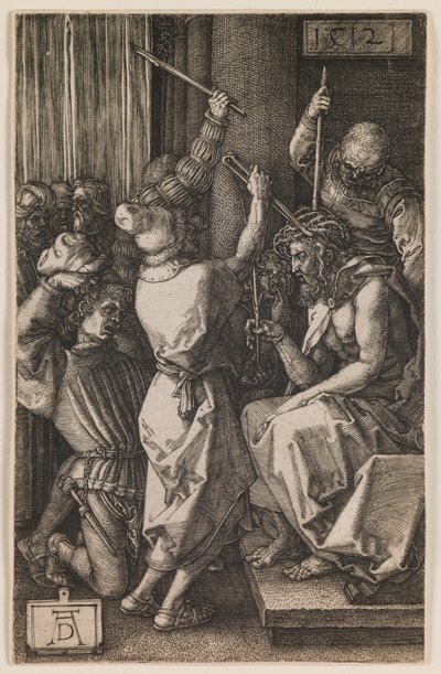 Christ Crowned with Thorns, from the series "The Little Passion" by Albrecht Dürer or Duerer