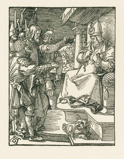 Christ Before Caiaphas by Albrecht Dürer or Duerer