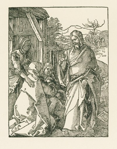 Christ Taking Leave of His Mother by Albrecht Dürer or Duerer