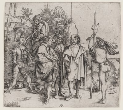 Five Soldiers and a Turk on Horseback by Albrecht Dürer