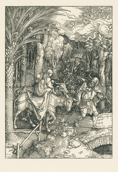 Flight to Egypt by Albrecht Dürer or Duerer