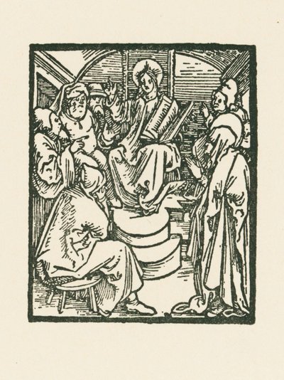 Jesus Among the Doctors by Albrecht Dürer or Duerer