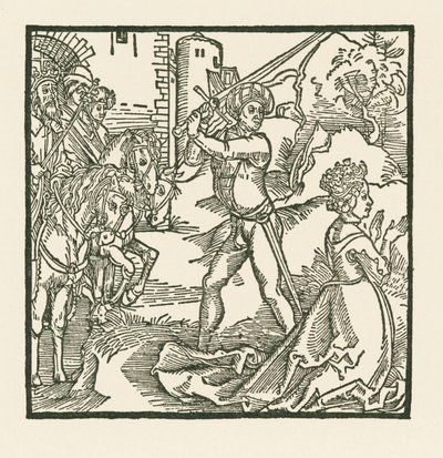 King Jehu Causes His Wife Jezebel to be Beheaded by Albrecht Dürer or Duerer