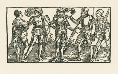 Knights and Soldiers by Albrecht Dürer or Duerer