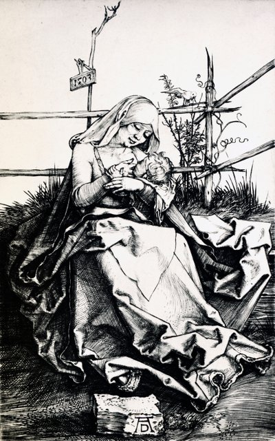 Madonna and Child in a Fence by Albrecht Dürer