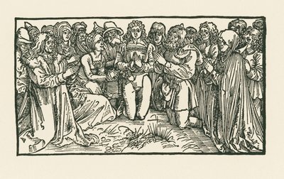 Men and Women at Prayer by Albrecht Dürer or Duerer