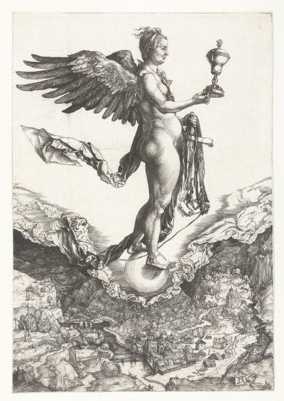 Nemesis (The Great Fortune) by Albrecht Dürer or Duerer