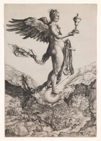 Nemesis by Albrecht Dürer or Duerer