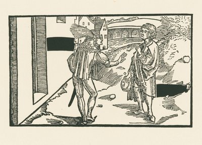 Phaedria and Parmeno by Albrecht Dürer or Duerer