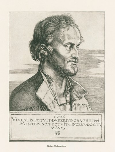 Philipp Melanchthon by Albrecht Dürer or Duerer