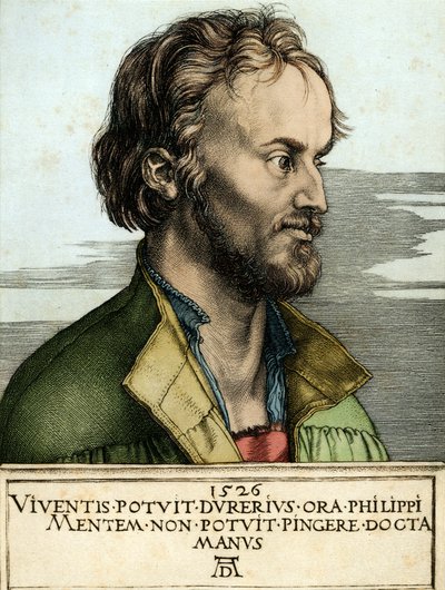 Portrait of Filippo Melanchthon by Albrecht Dürer