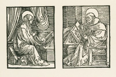 Saint Birgitta and Peter of Almastra by Albrecht Dürer or Duerer