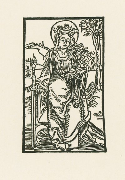 Saint Catherine by Albrecht Dürer or Duerer