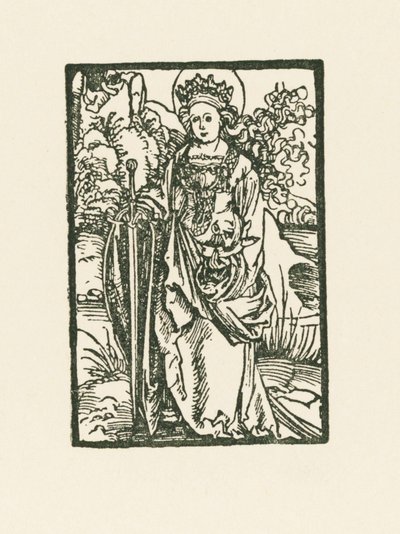Saint Catherine by Albrecht Dürer or Duerer