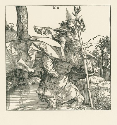 Saint Christopher by Albrecht Dürer or Duerer