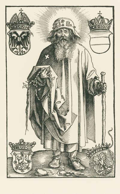 Saint Coloman as a Pilgrim by Albrecht Dürer or Duerer