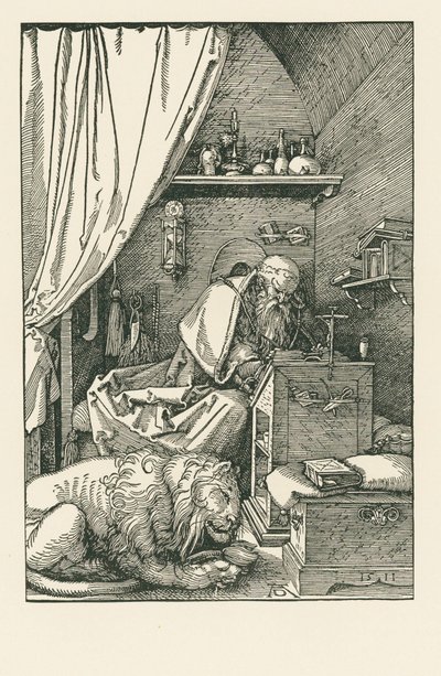 Saint Jerome in His Cell by Albrecht Dürer or Duerer