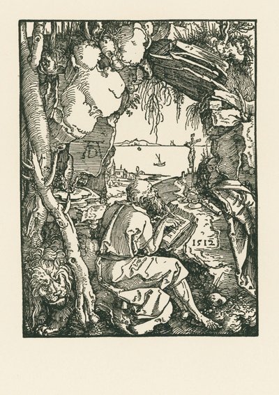Saint Jerome in the Cavern by Albrecht Dürer or Duerer