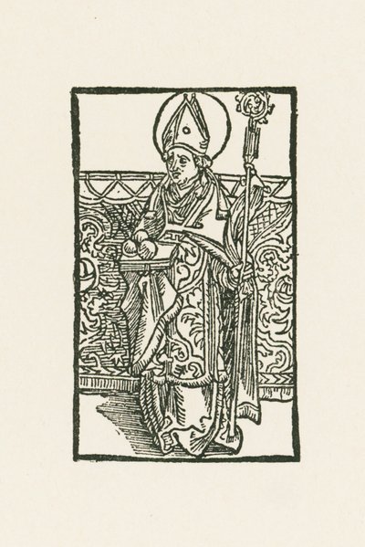 Saint Nicholas by Albrecht Dürer or Duerer