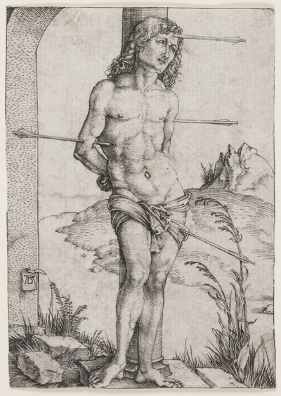 St. Sebastian at the Column by Albrecht Dürer