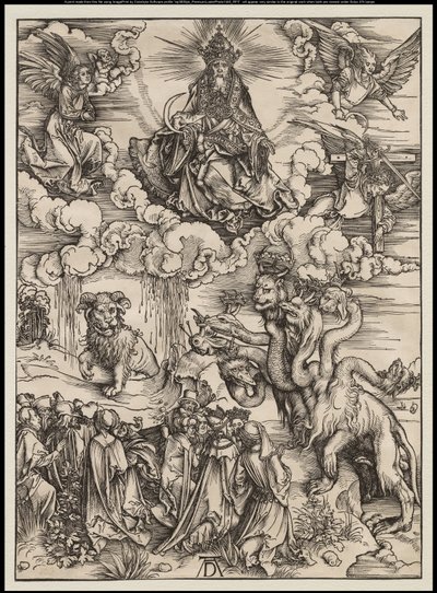 The Apocalypse: The Beast with Two Horns Like a Lamb by Albrecht Dürer