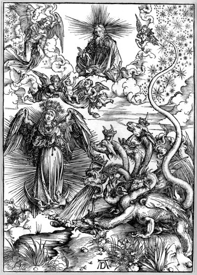 The Apocalyptic Woman or The Woman Clothed with the Sun and the Seven-headed Dragon, from The Apocalypse or the Revelation of St. John by Albrecht Dürer