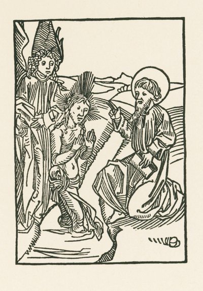 The Baptism of Christ in the River Jordan by Albrecht Dürer or Duerer