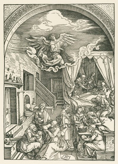 The Birth of the Virgin by Albrecht Dürer or Duerer