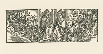 The Coronation of the Virgin by Albrecht Dürer or Duerer