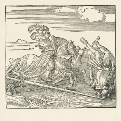 The German Tournament by Albrecht Dürer or Duerer