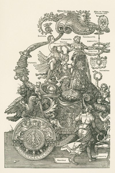 The Great Triumphal Car by Albrecht Dürer or Duerer