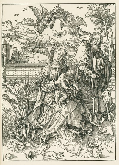The Holy Family with Three Hares by Albrecht Dürer or Duerer