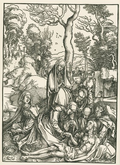 The Lamentation for Christ by Albrecht Dürer or Duerer