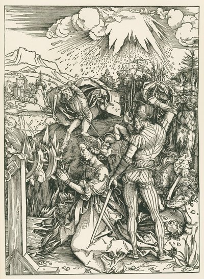 The Martyrdom of Saint Catherine of Alexandria by Albrecht Dürer or Duerer