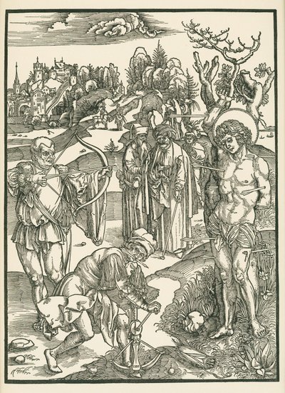The Martyrdom of Saint Sebastian by Albrecht Dürer or Duerer