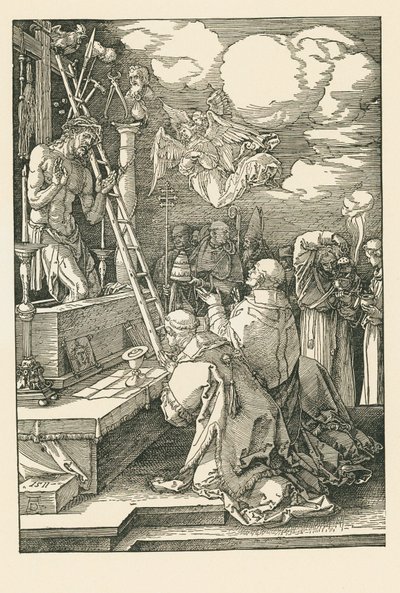 The Mass of Saint Gregory by Albrecht Dürer or Duerer